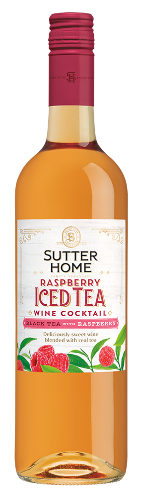 Raspberry Iced Tea Wine Cocktail