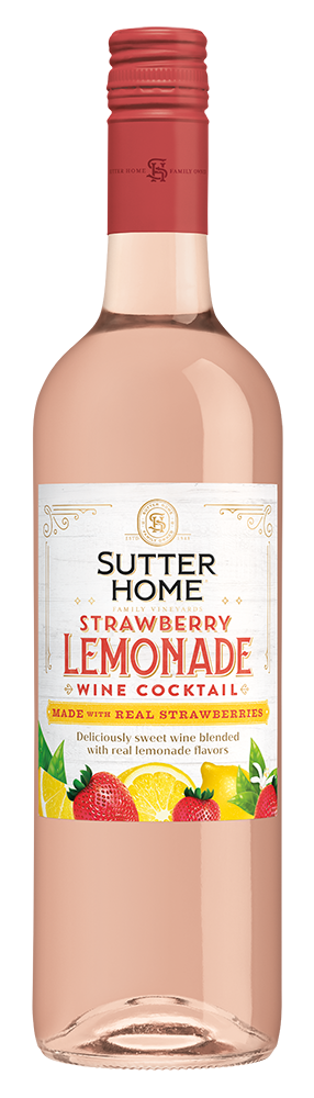 Strawberry Lemonade Wine Cocktail