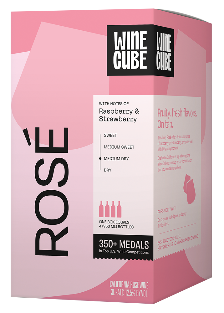 Rose Wine Cube
