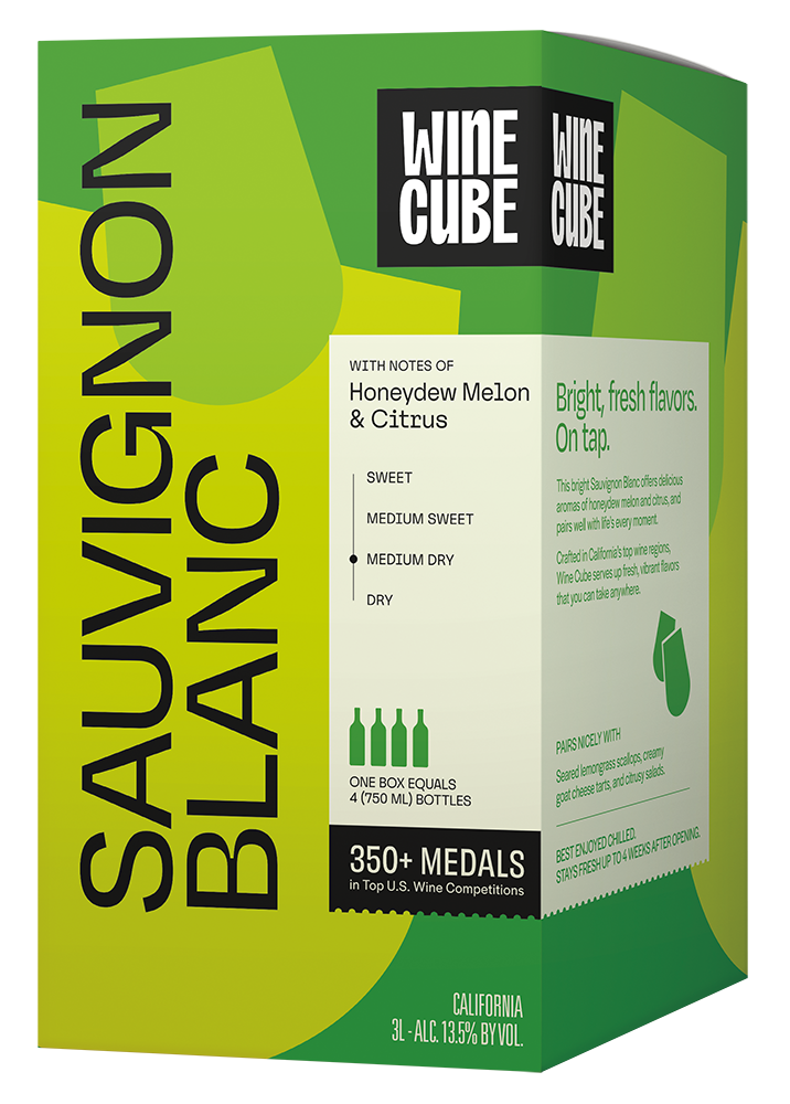 Sauvignon Blanc Wine Cube