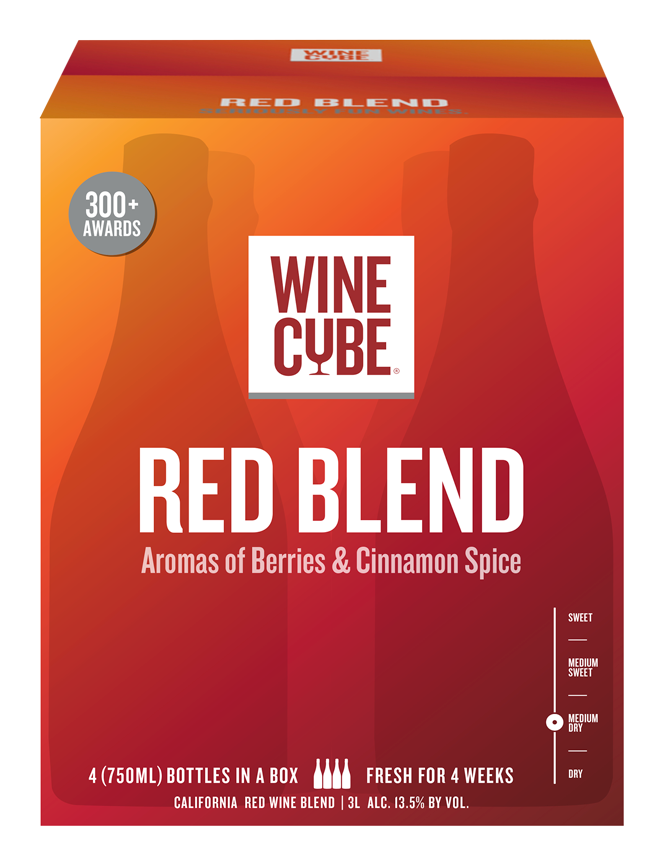 Red Blend Wine Cube